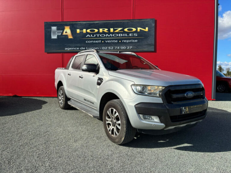 FORD RANGER 3.2 TDCi 200ch Double Cabine Wildtrak BVA – SUIVI FORD – CAR PLAY – ATTELAGE – RIDEAU DE BENNE
